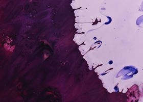 Abstract paint collision