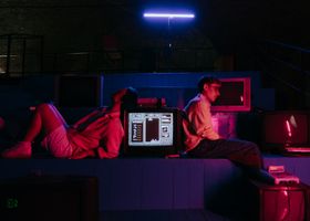 Retro terminal screen